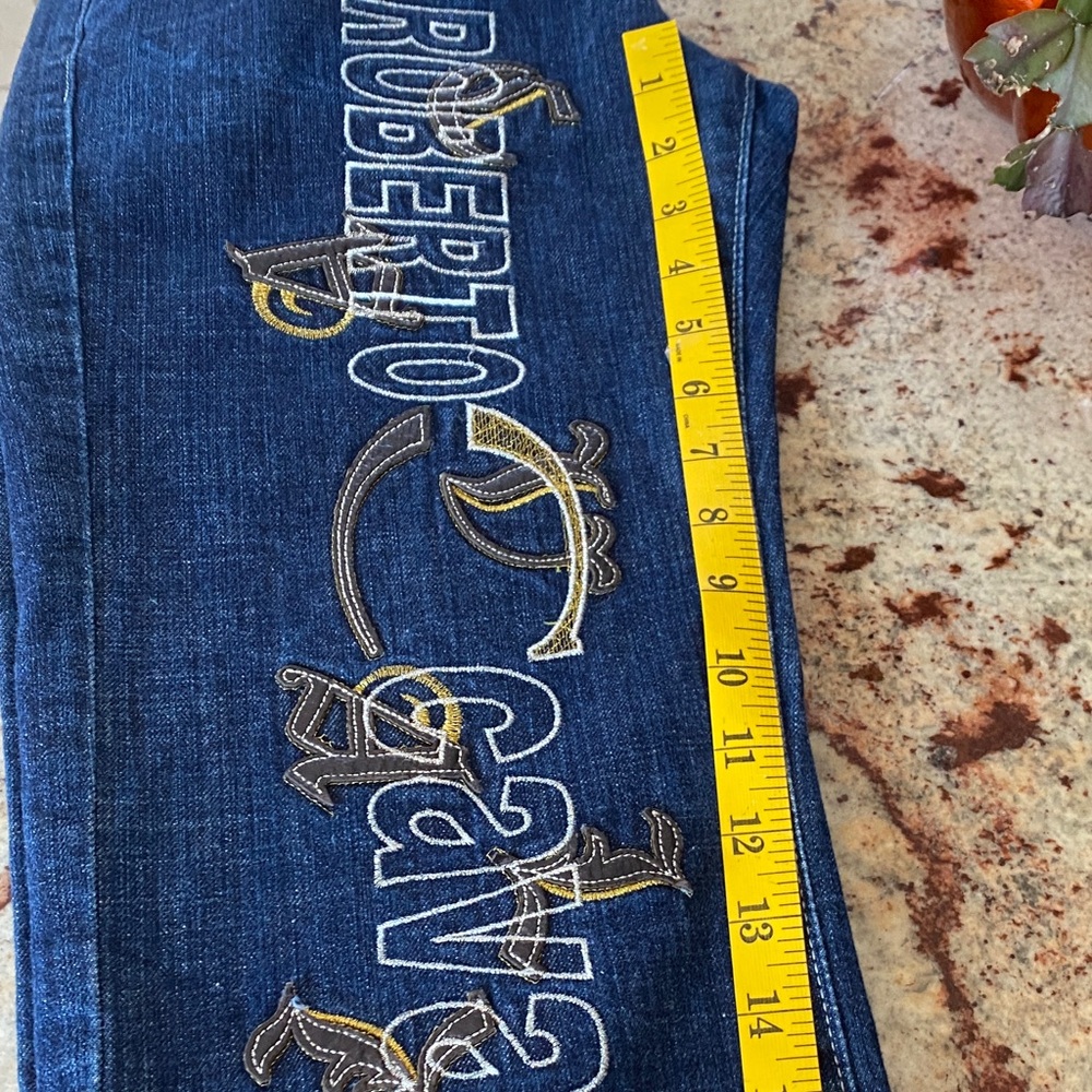 Roberto Cavalli Navy Bootcut Jeans - Picture 11 of 16